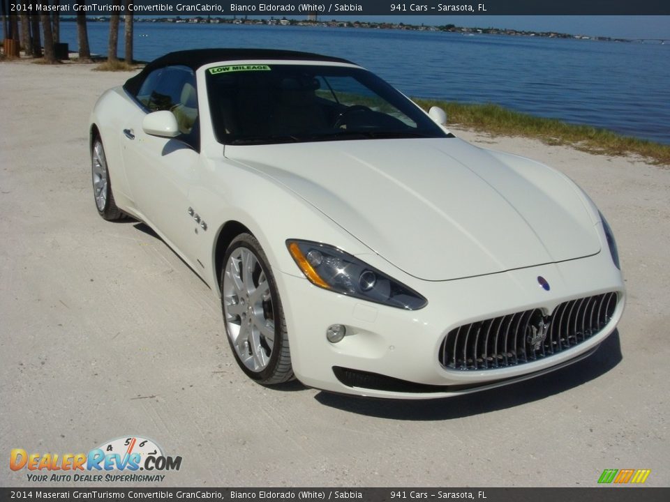 2014 Maserati GranTurismo Convertible GranCabrio Bianco Eldorado (White) / Sabbia Photo #19