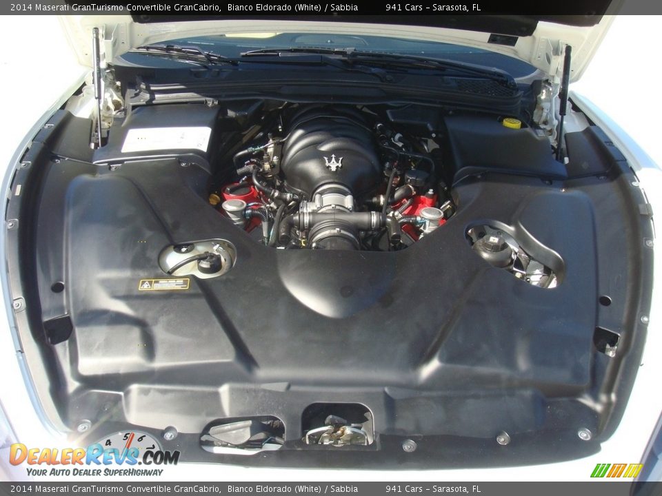 2014 Maserati GranTurismo Convertible GranCabrio 4.7 Liter DOHC 32-Valve VVT V8 Engine Photo #25