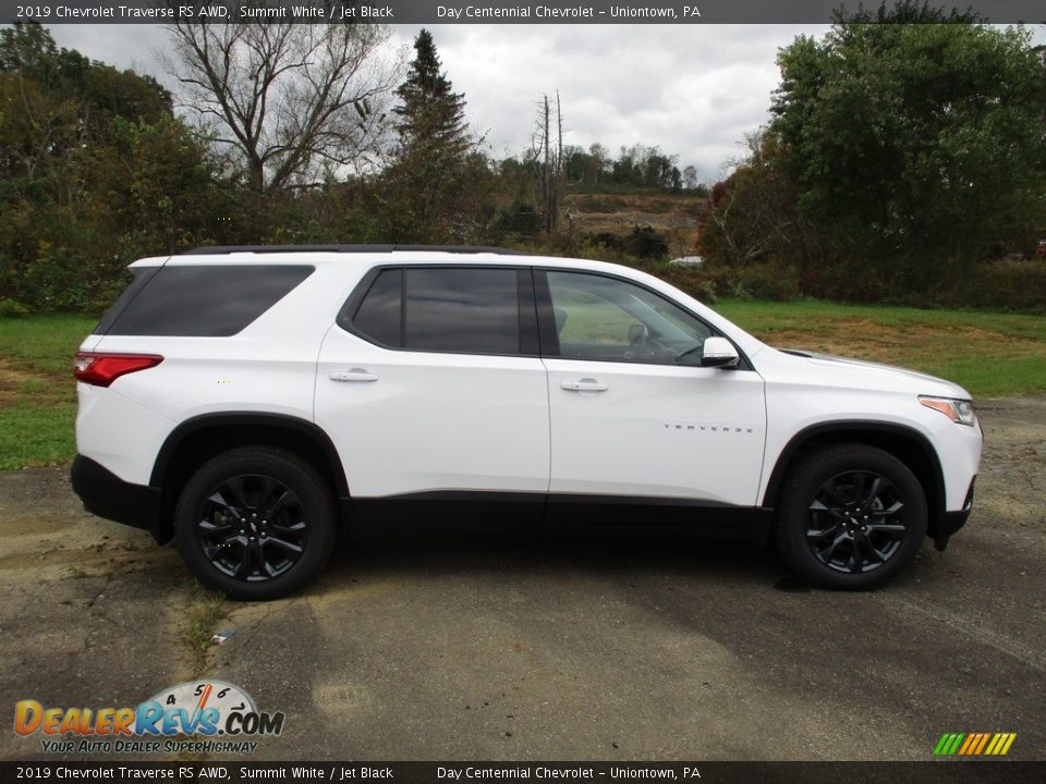 2019 Chevrolet Traverse RS AWD Summit White / Jet Black Photo #2