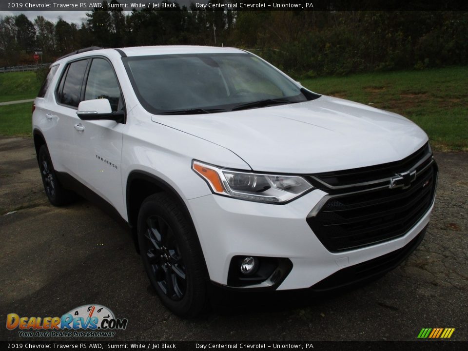 2019 Chevrolet Traverse RS AWD Summit White / Jet Black Photo #6