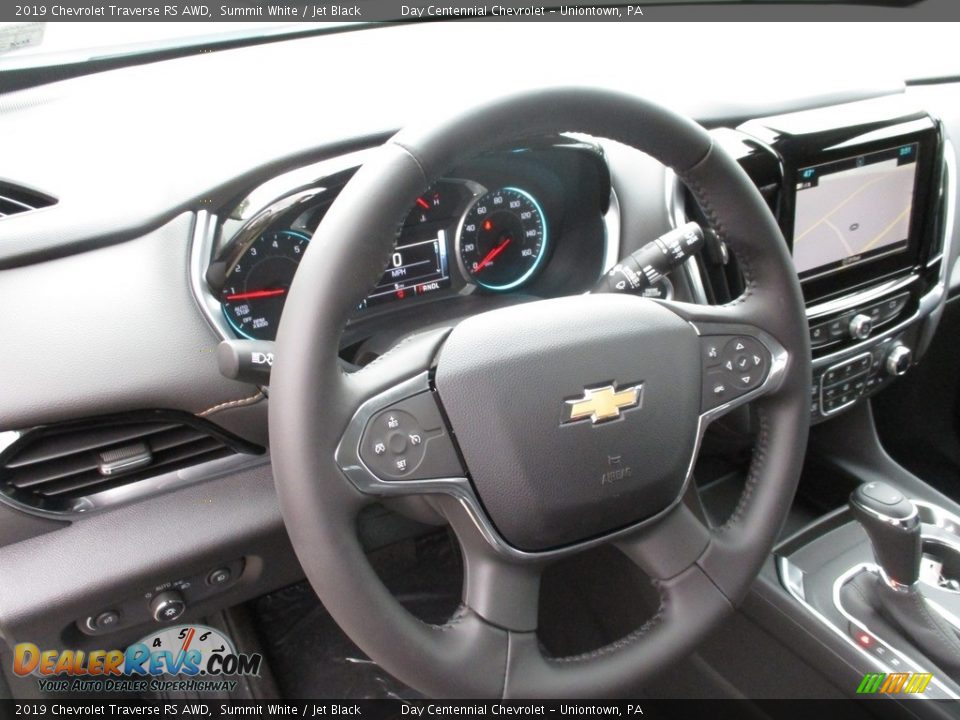 2019 Chevrolet Traverse RS AWD Summit White / Jet Black Photo #10