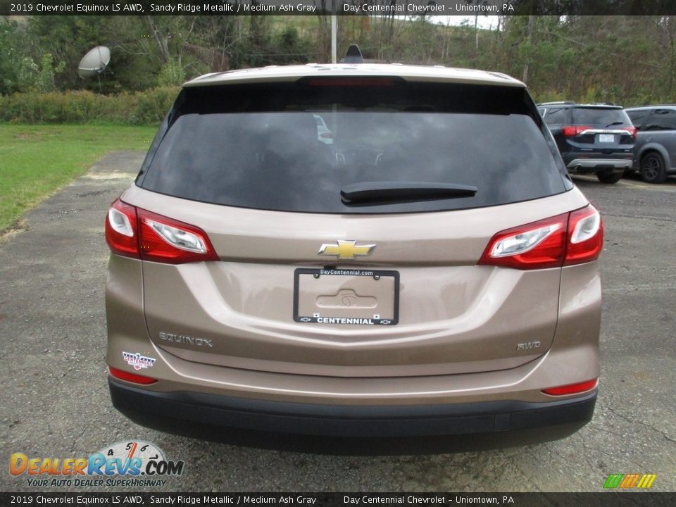 2019 Chevrolet Equinox LS AWD Sandy Ridge Metallic / Medium Ash Gray Photo #3
