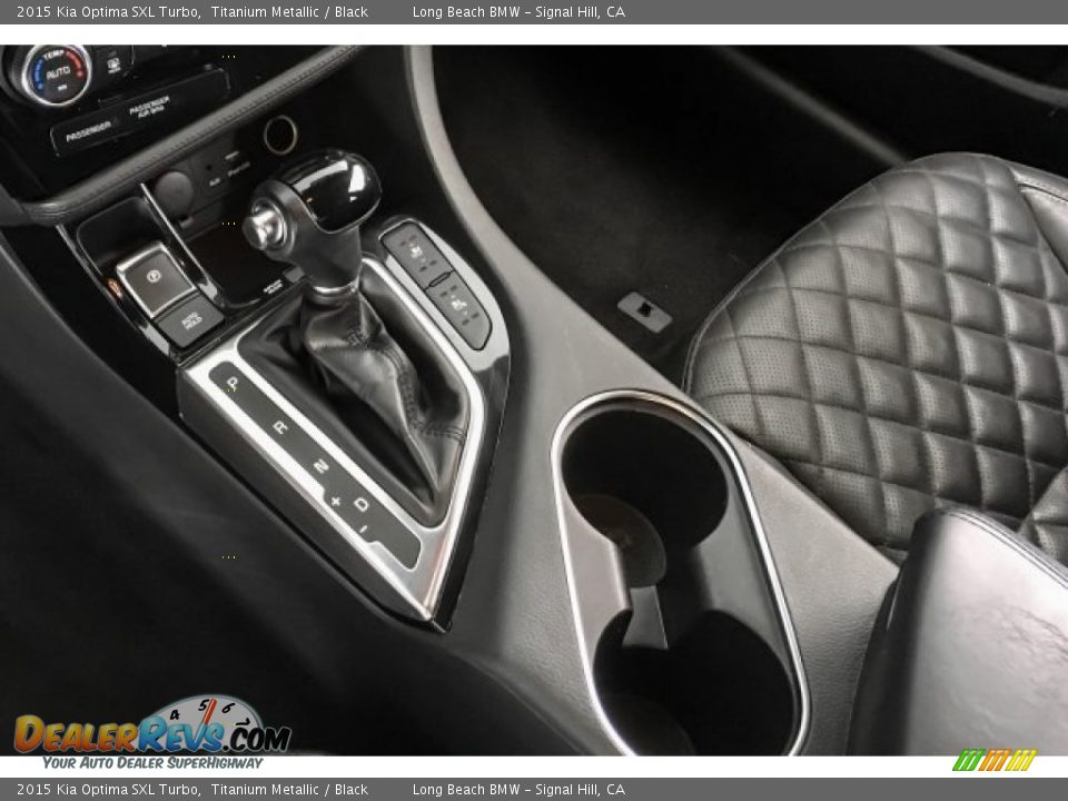 2015 Kia Optima SXL Turbo Titanium Metallic / Black Photo #22