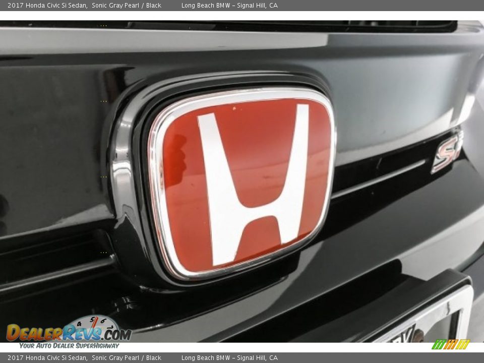 2017 Honda Civic Si Sedan Sonic Gray Pearl / Black Photo #34
