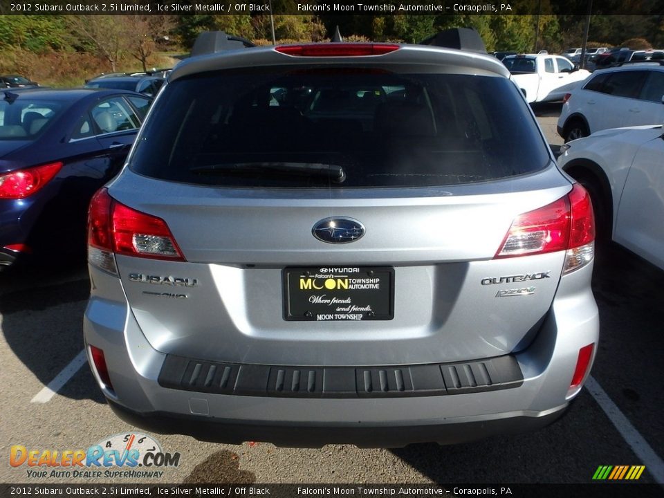2012 Subaru Outback 2.5i Limited Ice Silver Metallic / Off Black Photo #3