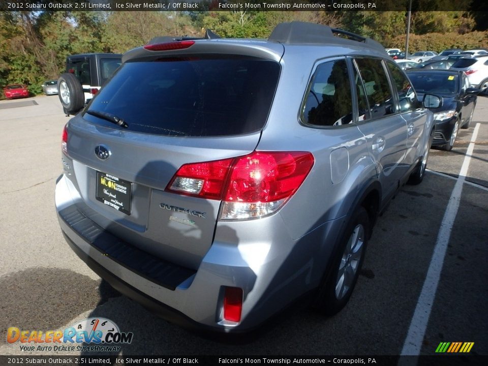 2012 Subaru Outback 2.5i Limited Ice Silver Metallic / Off Black Photo #4