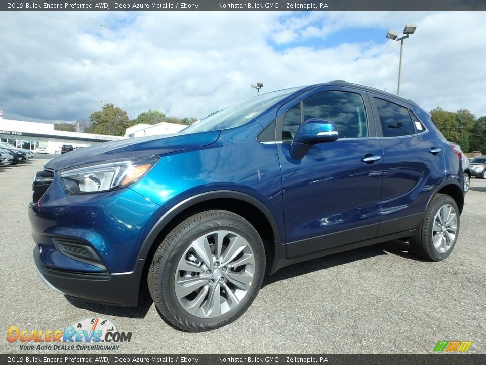 2019 Buick Encore Preferred AWD Deep Azure Metallic / Ebony Photo #1