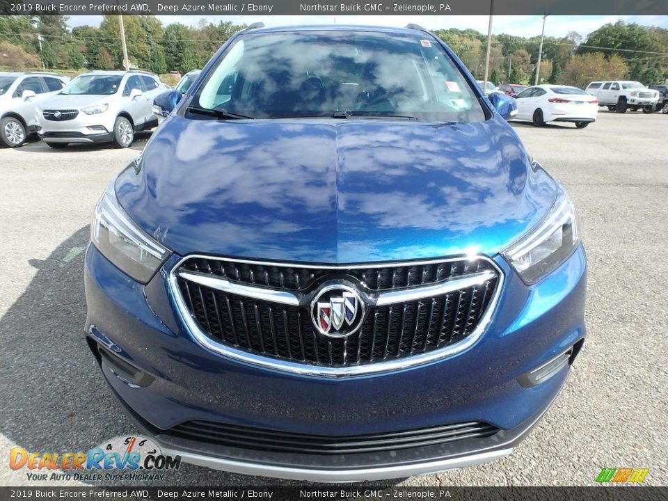 2019 Buick Encore Preferred AWD Deep Azure Metallic / Ebony Photo #2