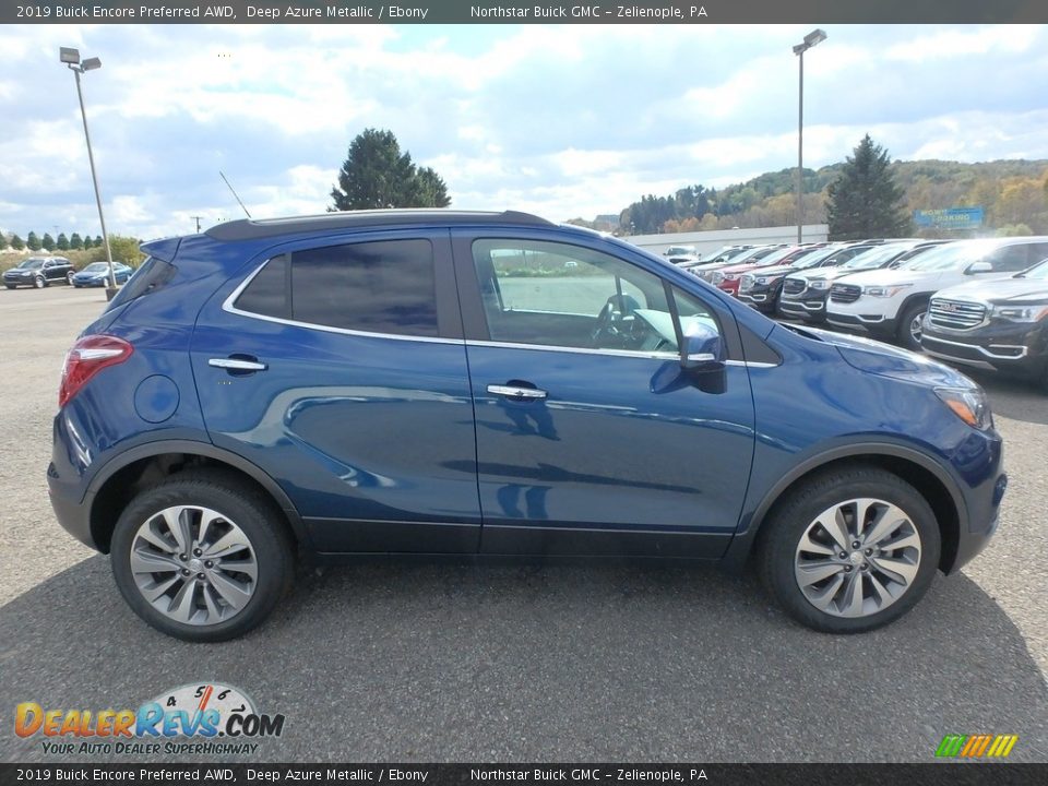 2019 Buick Encore Preferred AWD Deep Azure Metallic / Ebony Photo #4