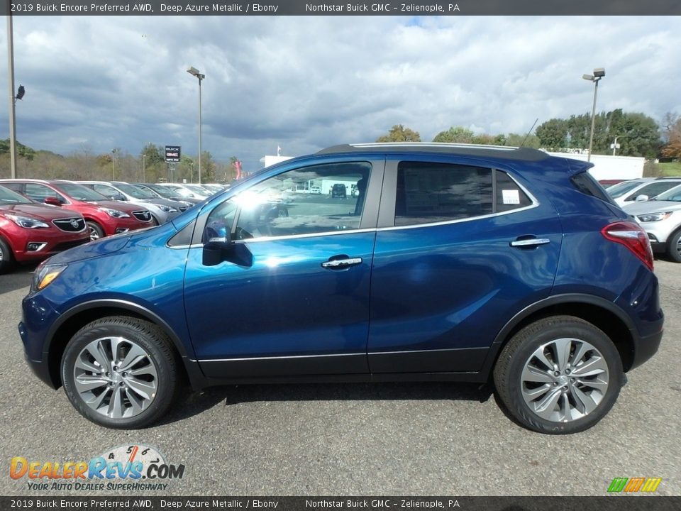 2019 Buick Encore Preferred AWD Deep Azure Metallic / Ebony Photo #9