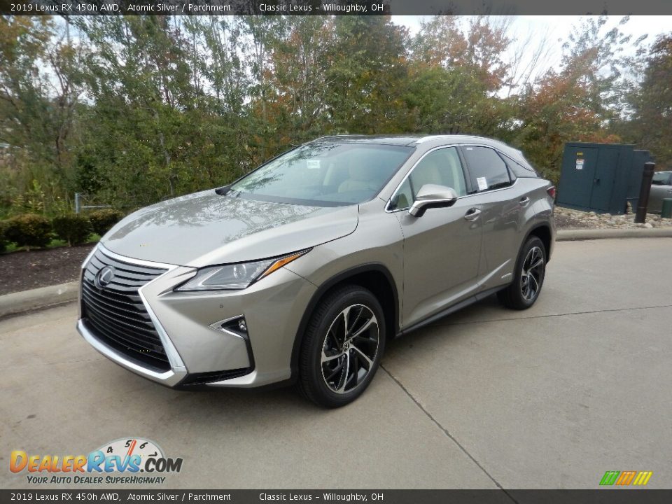 Front 3/4 View of 2019 Lexus RX 450h AWD Photo #1