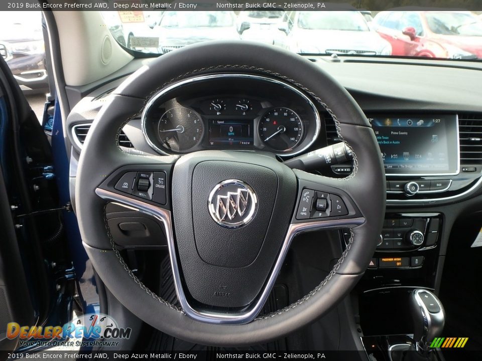 2019 Buick Encore Preferred AWD Deep Azure Metallic / Ebony Photo #17