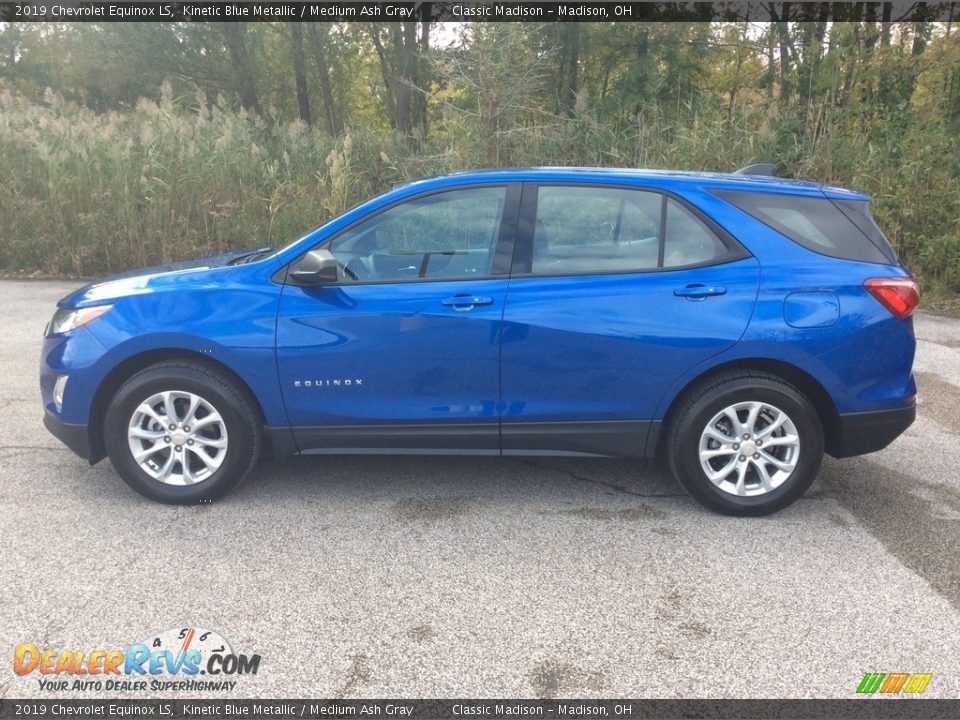 2019 Chevrolet Equinox LS Kinetic Blue Metallic / Medium Ash Gray Photo #3