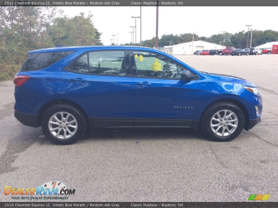 2019 Chevrolet Equinox LS Kinetic Blue Metallic / Medium Ash Gray Photo #7