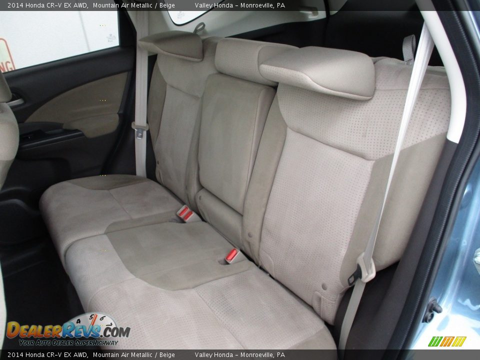 2014 Honda CR-V EX AWD Mountain Air Metallic / Beige Photo #13