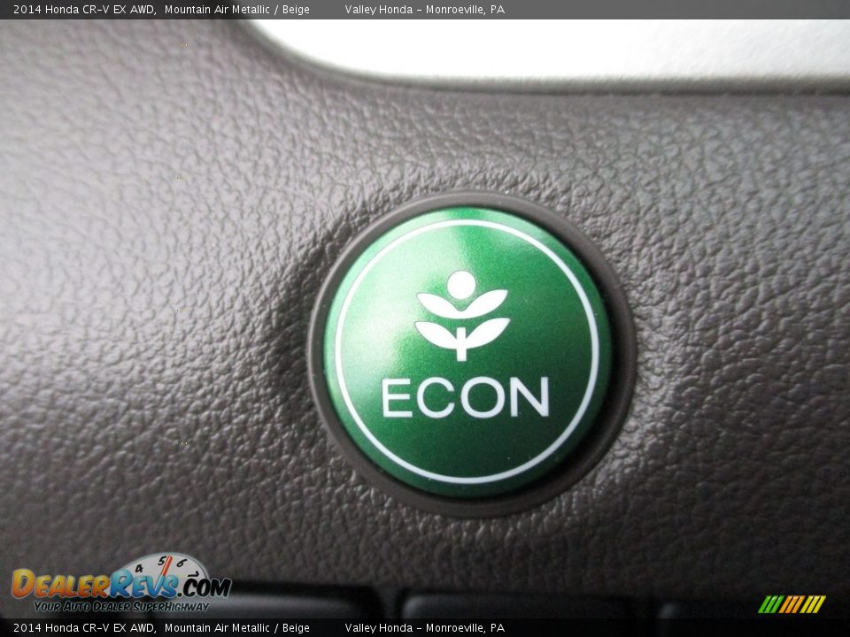 2014 Honda CR-V EX AWD Mountain Air Metallic / Beige Photo #18