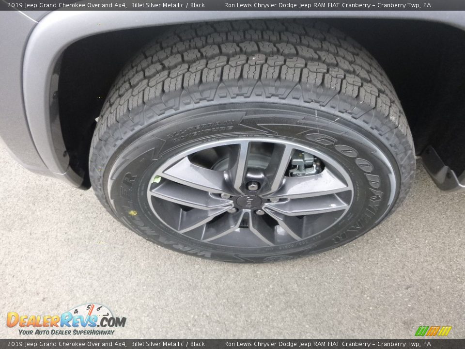 2019 Jeep Grand Cherokee Overland 4x4 Billet Silver Metallic / Black Photo #2