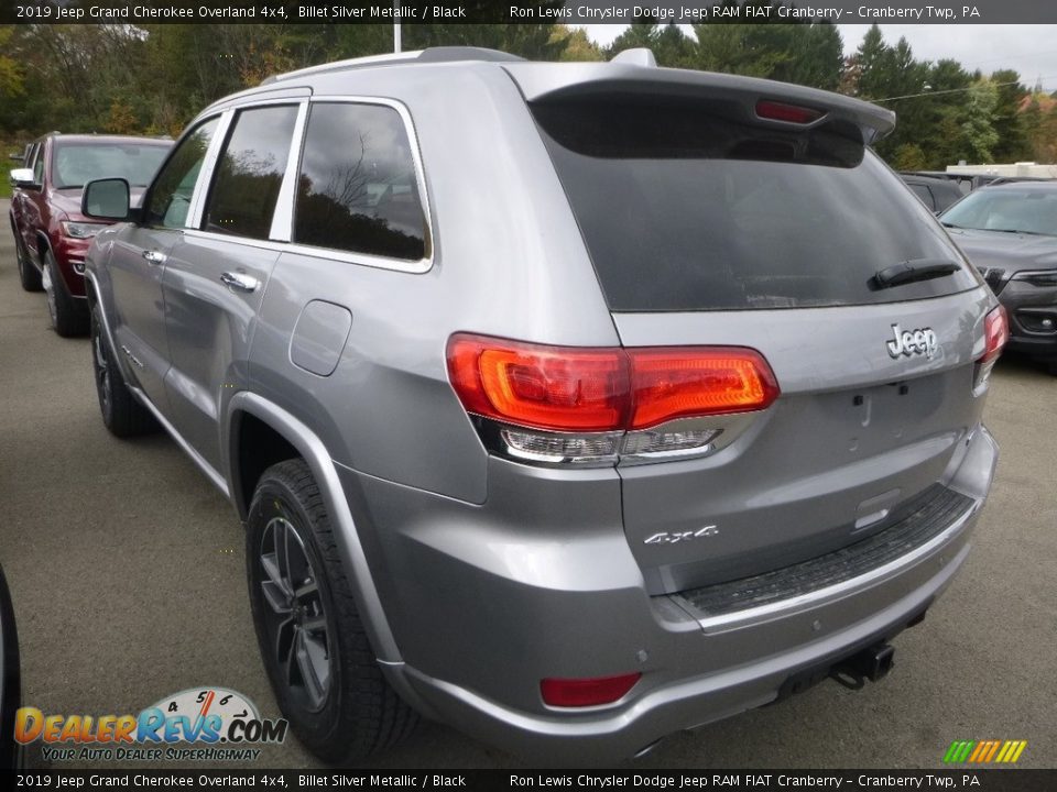 2019 Jeep Grand Cherokee Overland 4x4 Billet Silver Metallic / Black Photo #3