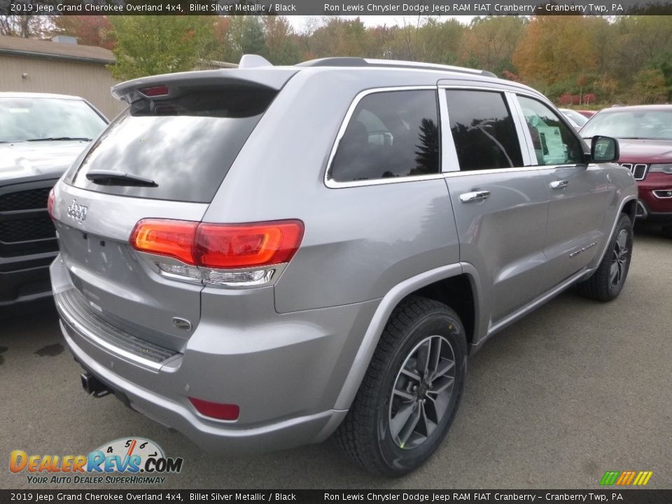2019 Jeep Grand Cherokee Overland 4x4 Billet Silver Metallic / Black Photo #5
