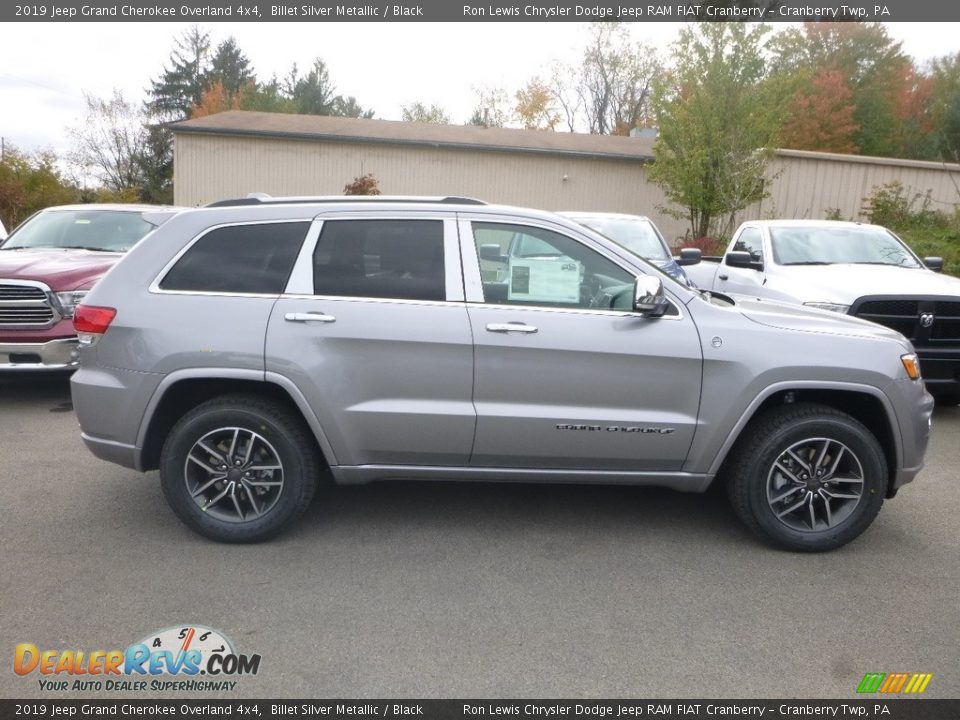 2019 Jeep Grand Cherokee Overland 4x4 Billet Silver Metallic / Black Photo #6