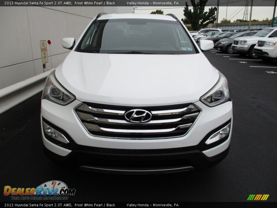 2013 Hyundai Santa Fe Sport 2.0T AWD Frost White Pearl / Black Photo #9