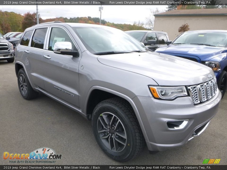 2019 Jeep Grand Cherokee Overland 4x4 Billet Silver Metallic / Black Photo #7