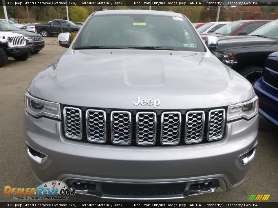 2019 Jeep Grand Cherokee Overland 4x4 Billet Silver Metallic / Black Photo #8