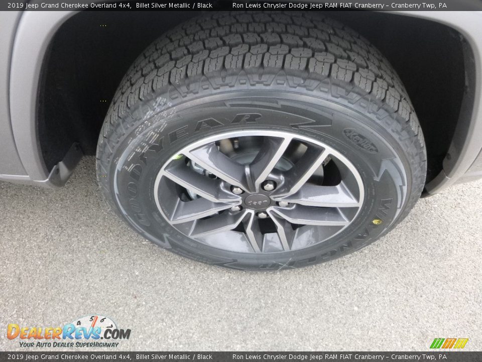 2019 Jeep Grand Cherokee Overland 4x4 Billet Silver Metallic / Black Photo #9