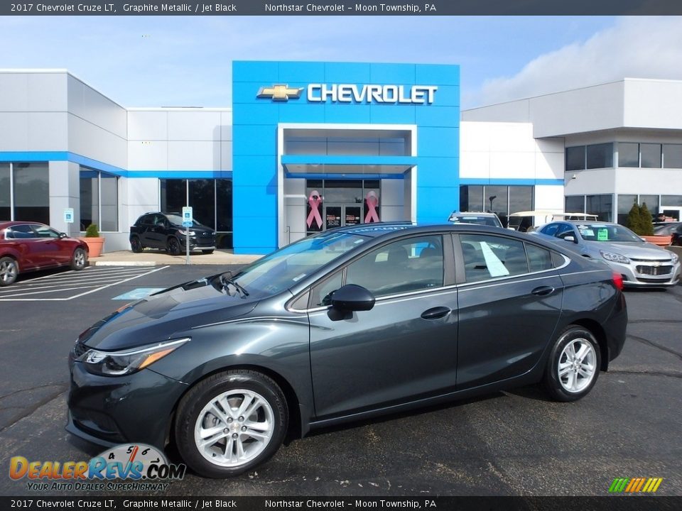 2017 Chevrolet Cruze LT Graphite Metallic / Jet Black Photo #1