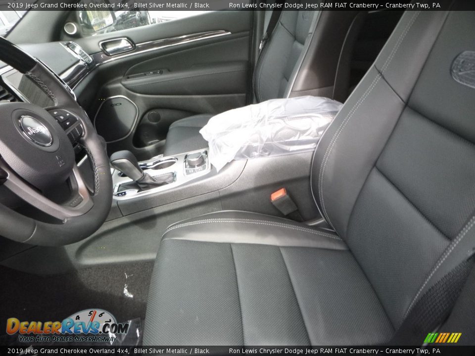 2019 Jeep Grand Cherokee Overland 4x4 Billet Silver Metallic / Black Photo #13