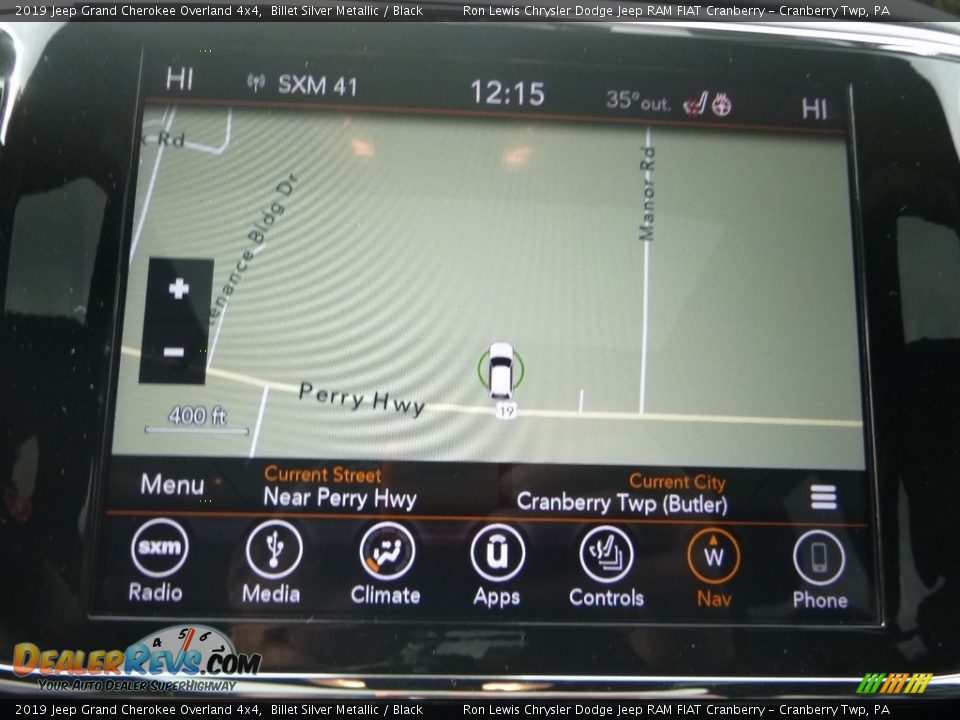 2019 Jeep Grand Cherokee Overland 4x4 Billet Silver Metallic / Black Photo #16
