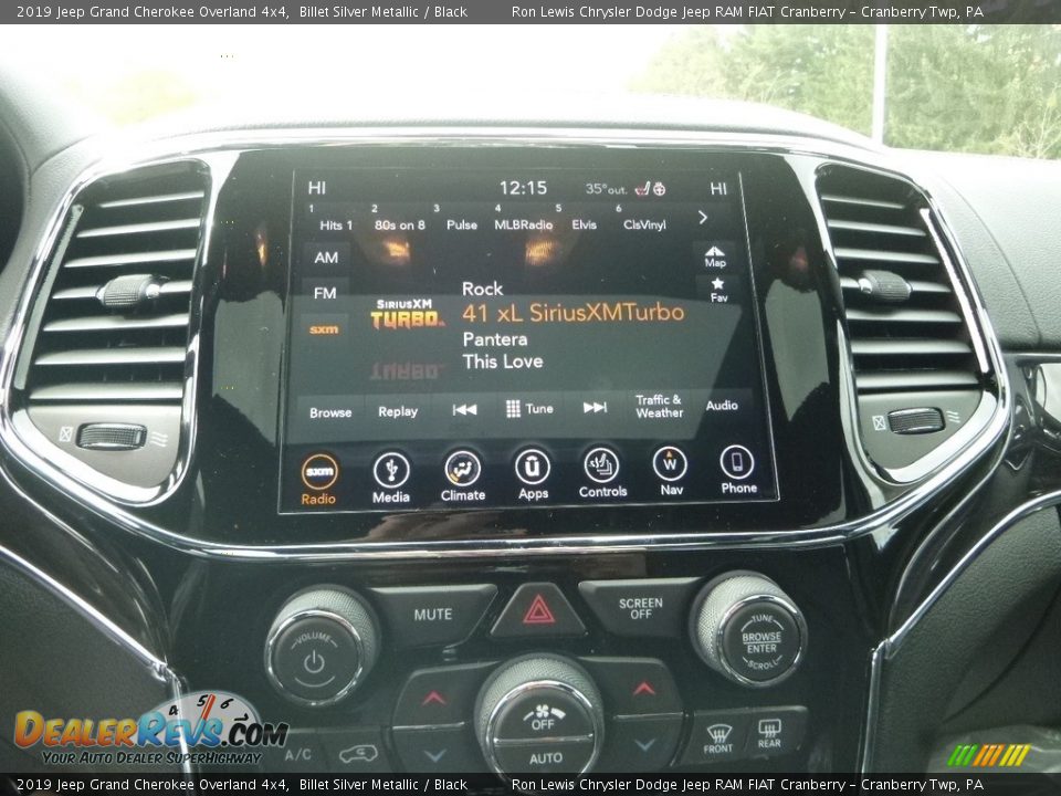 2019 Jeep Grand Cherokee Overland 4x4 Billet Silver Metallic / Black Photo #18