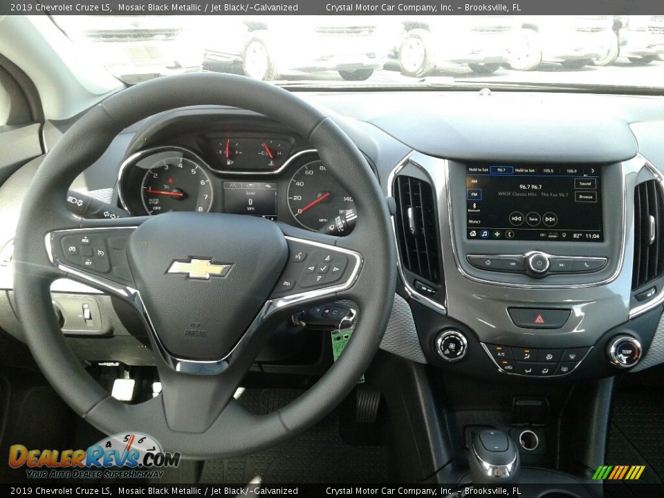 2019 Chevrolet Cruze LS Mosaic Black Metallic / Jet Black/­Galvanized Photo #13