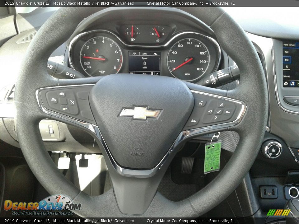 2019 Chevrolet Cruze LS Mosaic Black Metallic / Jet Black/­Galvanized Photo #14