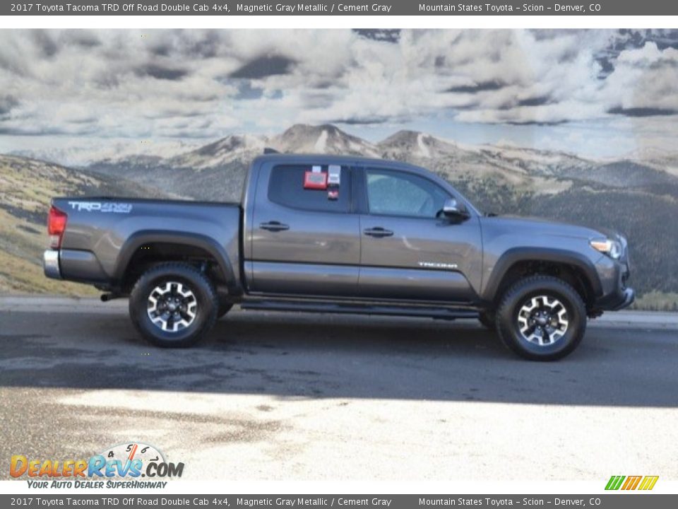 2017 Toyota Tacoma TRD Off Road Double Cab 4x4 Magnetic Gray Metallic / Cement Gray Photo #2