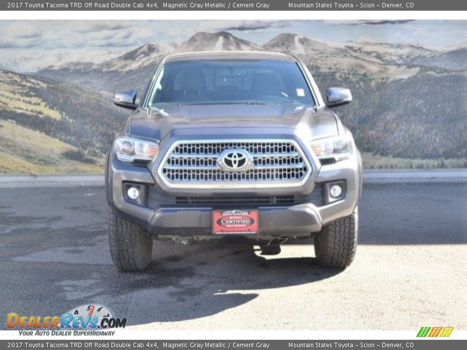 2017 Toyota Tacoma TRD Off Road Double Cab 4x4 Magnetic Gray Metallic / Cement Gray Photo #4