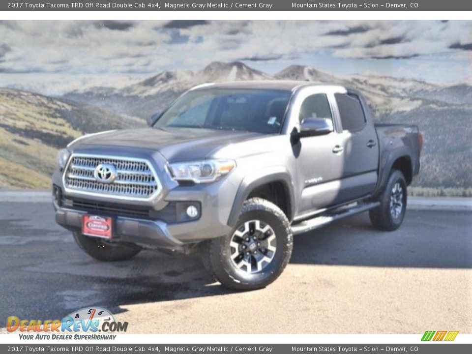 2017 Toyota Tacoma TRD Off Road Double Cab 4x4 Magnetic Gray Metallic / Cement Gray Photo #5