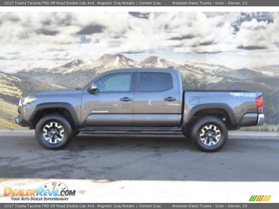 2017 Toyota Tacoma TRD Off Road Double Cab 4x4 Magnetic Gray Metallic / Cement Gray Photo #6