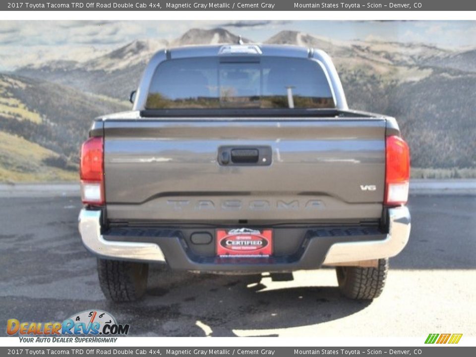 2017 Toyota Tacoma TRD Off Road Double Cab 4x4 Magnetic Gray Metallic / Cement Gray Photo #9