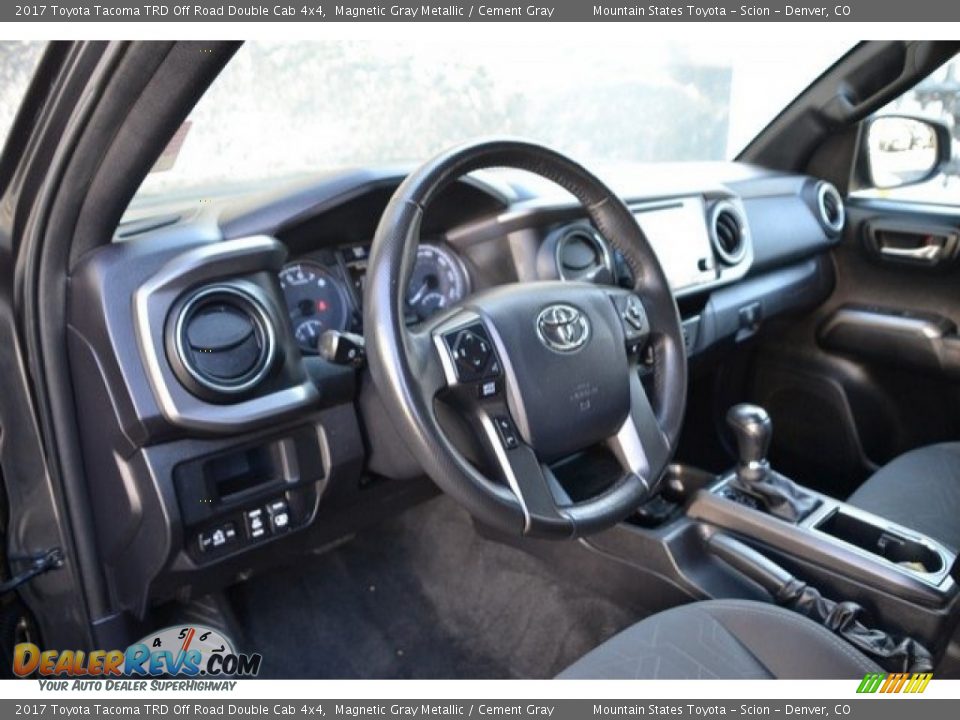2017 Toyota Tacoma TRD Off Road Double Cab 4x4 Magnetic Gray Metallic / Cement Gray Photo #10