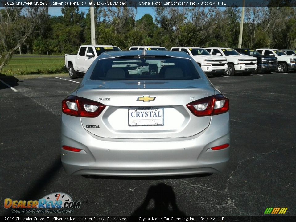 2019 Chevrolet Cruze LT Silver Ice Metallic / Jet Black/­Galvanized Photo #4