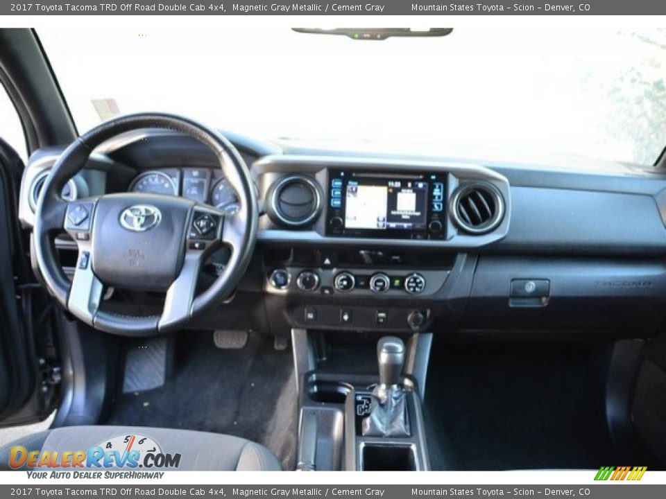 2017 Toyota Tacoma TRD Off Road Double Cab 4x4 Magnetic Gray Metallic / Cement Gray Photo #13