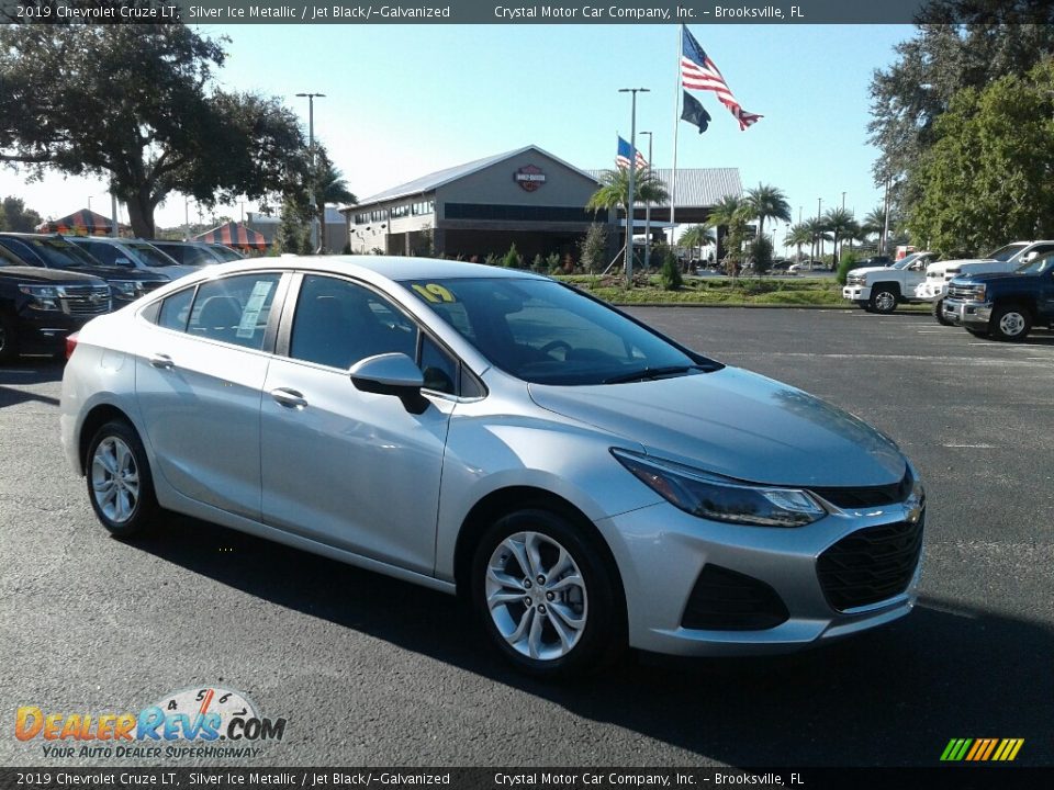 2019 Chevrolet Cruze LT Silver Ice Metallic / Jet Black/­Galvanized Photo #7