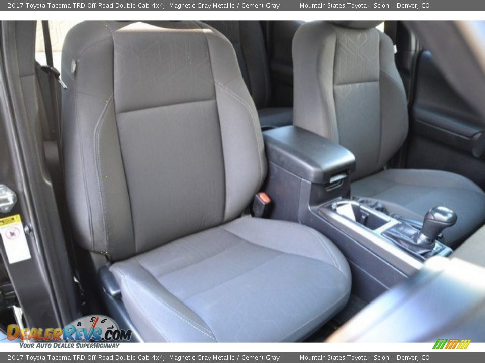 2017 Toyota Tacoma TRD Off Road Double Cab 4x4 Magnetic Gray Metallic / Cement Gray Photo #18