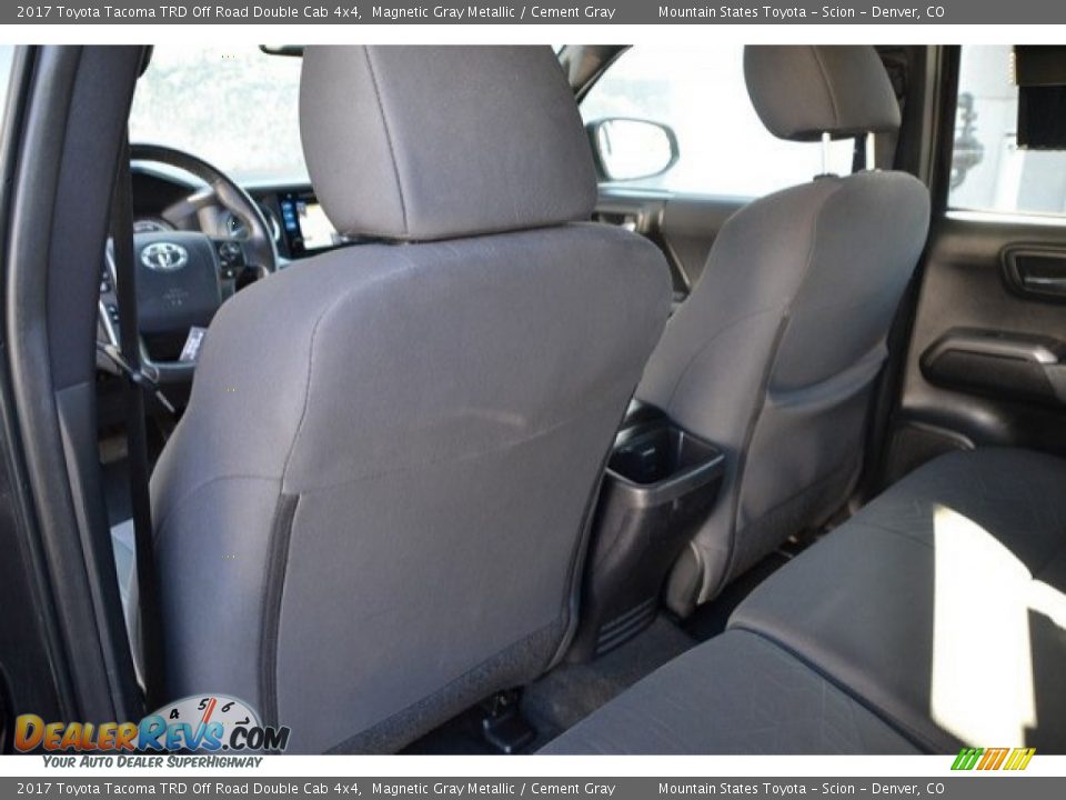 2017 Toyota Tacoma TRD Off Road Double Cab 4x4 Magnetic Gray Metallic / Cement Gray Photo #19