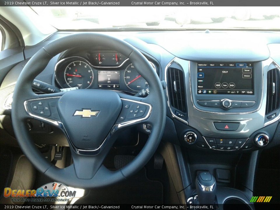 2019 Chevrolet Cruze LT Silver Ice Metallic / Jet Black/­Galvanized Photo #13