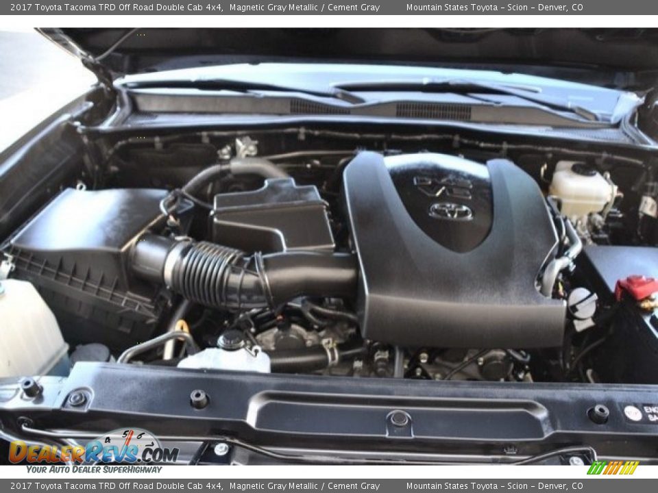 2017 Toyota Tacoma TRD Off Road Double Cab 4x4 Magnetic Gray Metallic / Cement Gray Photo #27