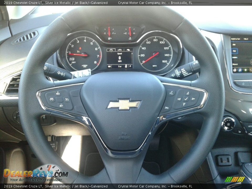 2019 Chevrolet Cruze LT Silver Ice Metallic / Jet Black/­Galvanized Photo #14