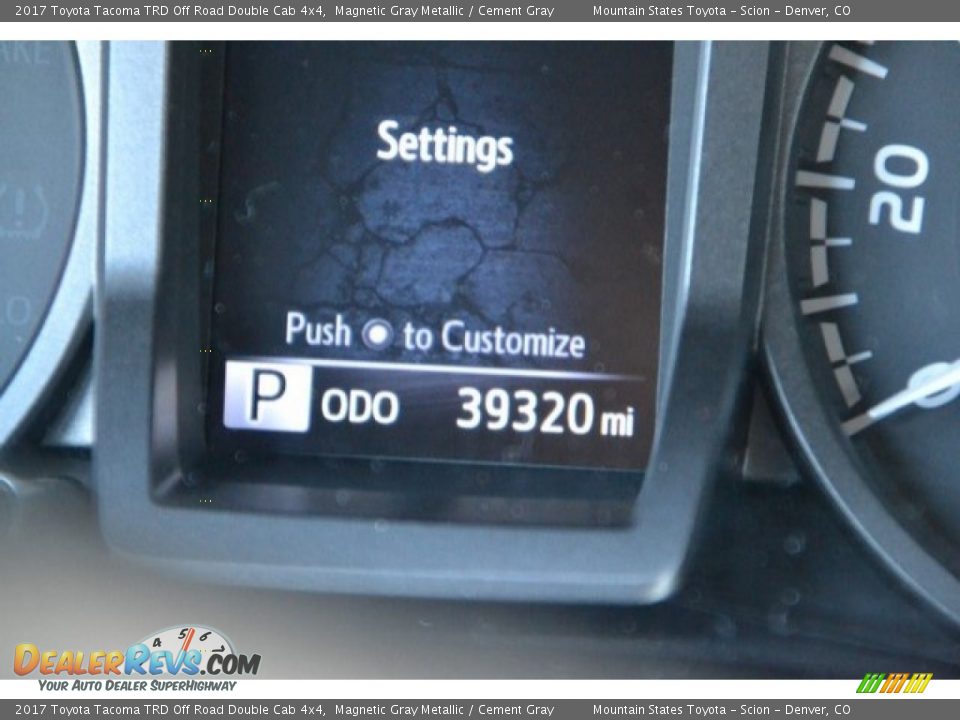 2017 Toyota Tacoma TRD Off Road Double Cab 4x4 Magnetic Gray Metallic / Cement Gray Photo #29