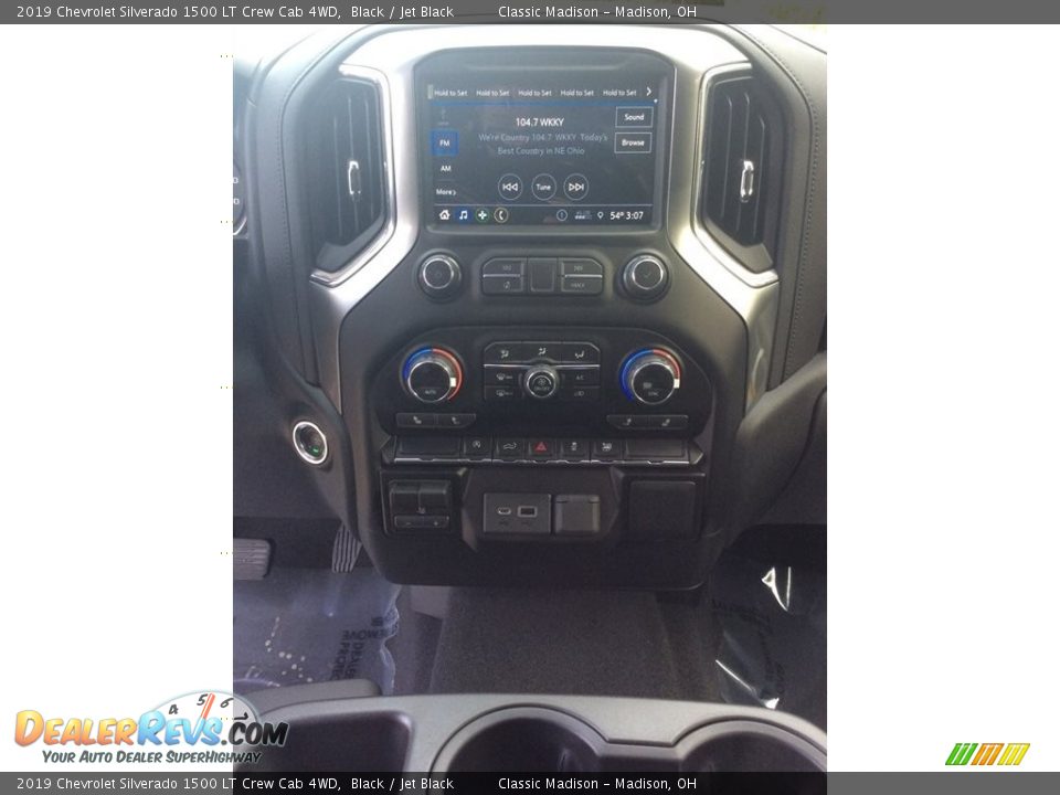2019 Chevrolet Silverado 1500 LT Crew Cab 4WD Black / Jet Black Photo #13